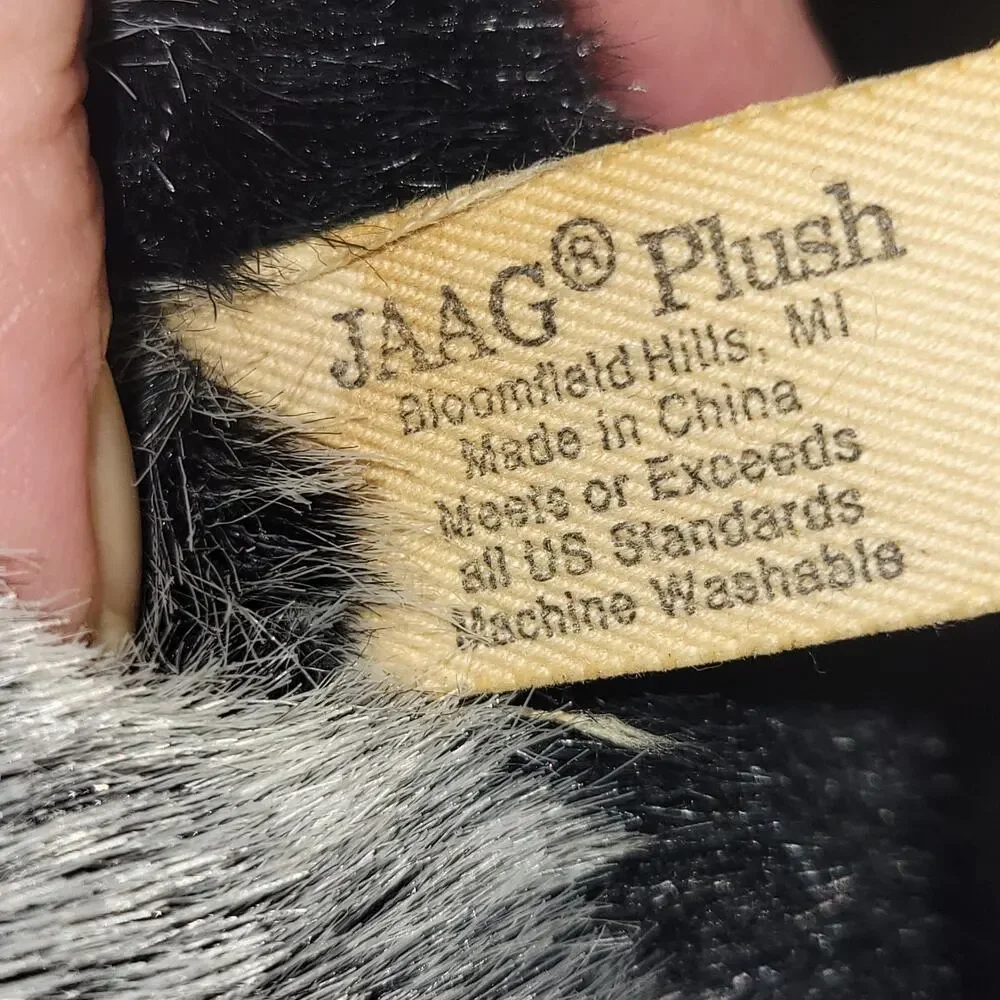 Jaag Black Silverback Gorilla Ape Monkey‎ Plush Realistic Zoo Vintage 16